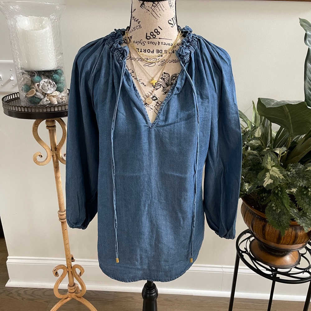 Alex & Parker Indigo size Medium Boho top NWT fits beautifully MSRP $69.50
